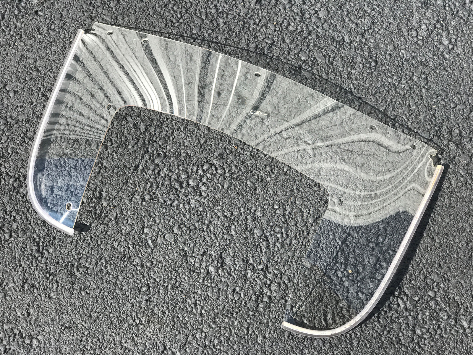 New Clear Windshield Bottom Protector 1949+ Harley-Davidson Motorcycles 58022-79