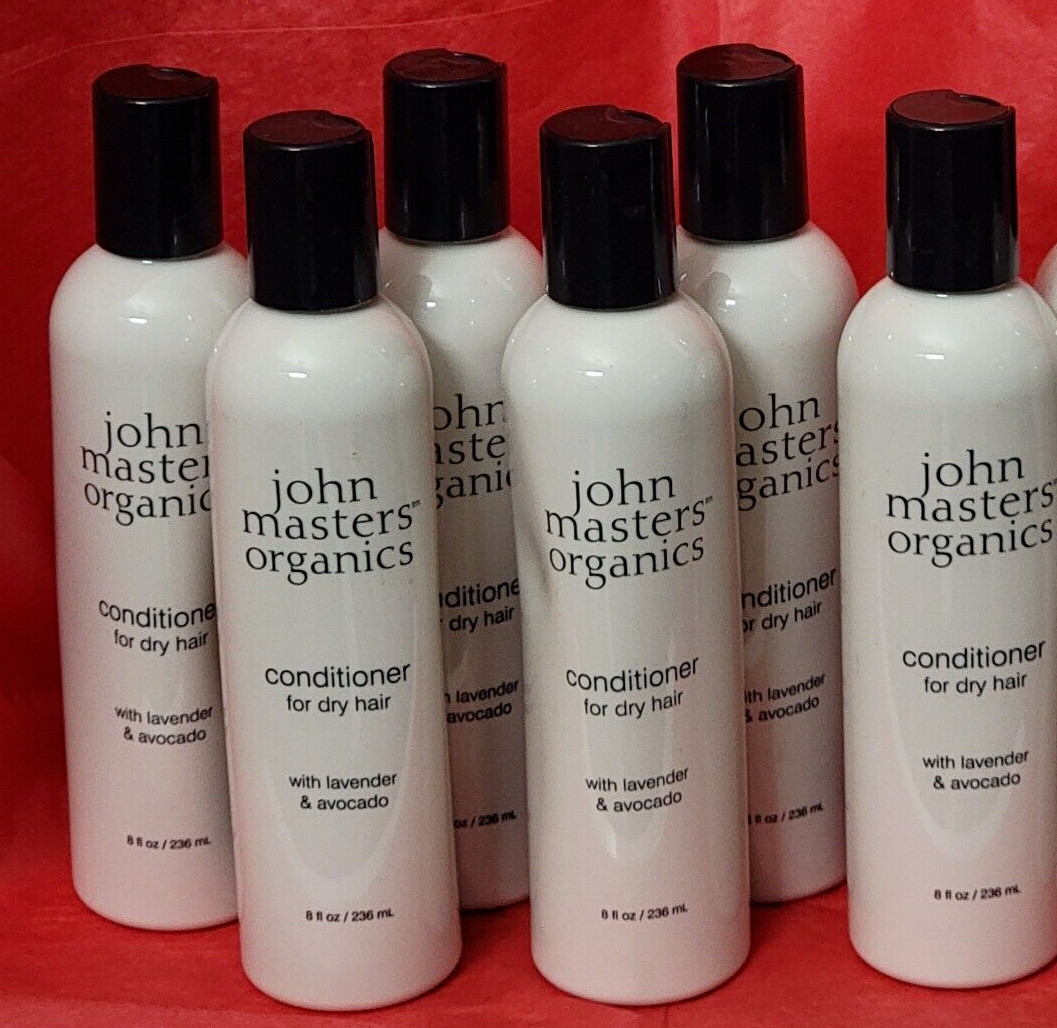 6 pk John Masters Organics Conditioner 8 fl oz for dry hair Lavender & Avocado