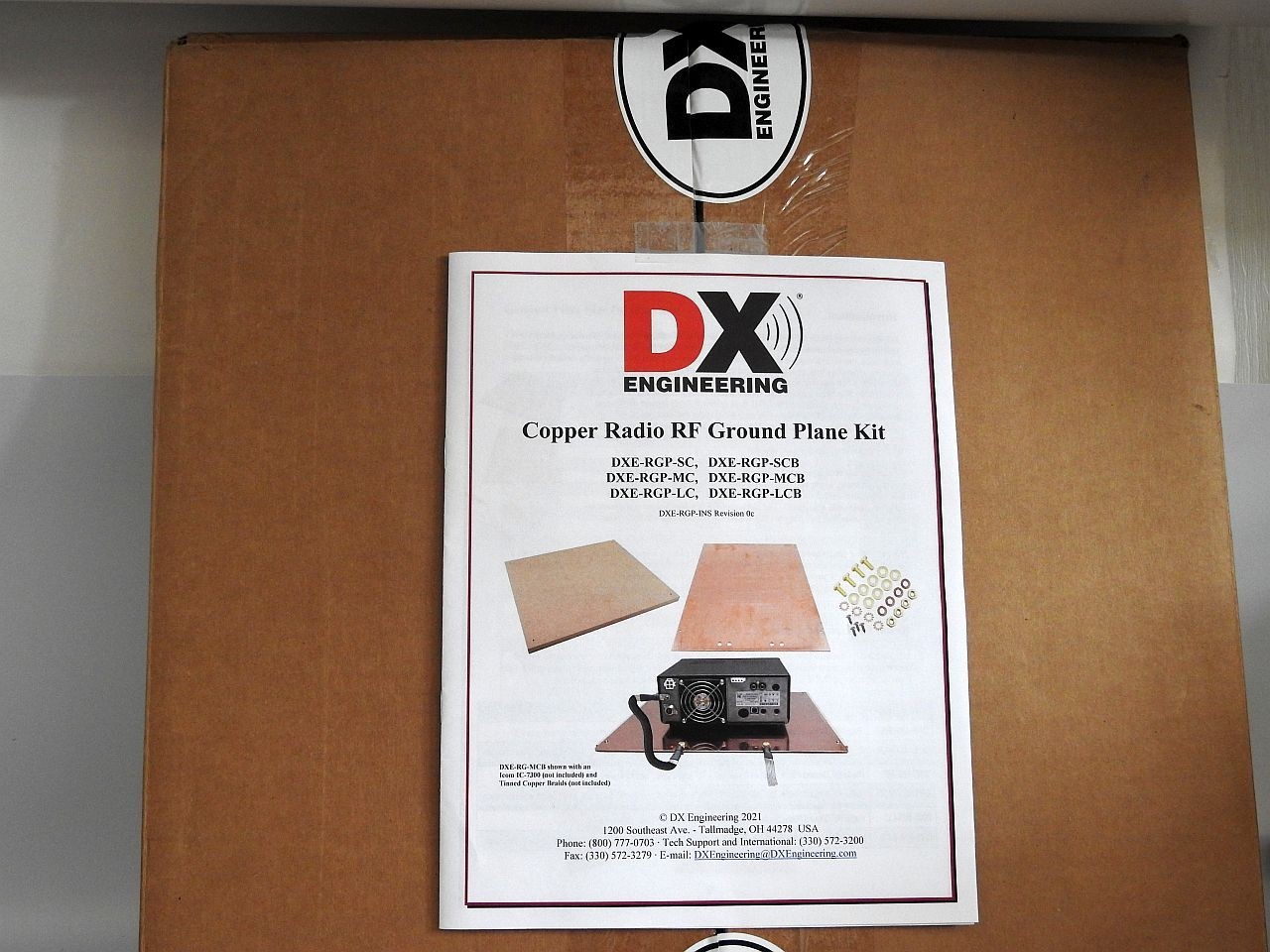 SAVE 40% New Original Carton DX Engineering Radio RF Ground Plane Kit DXE-RGP-MC