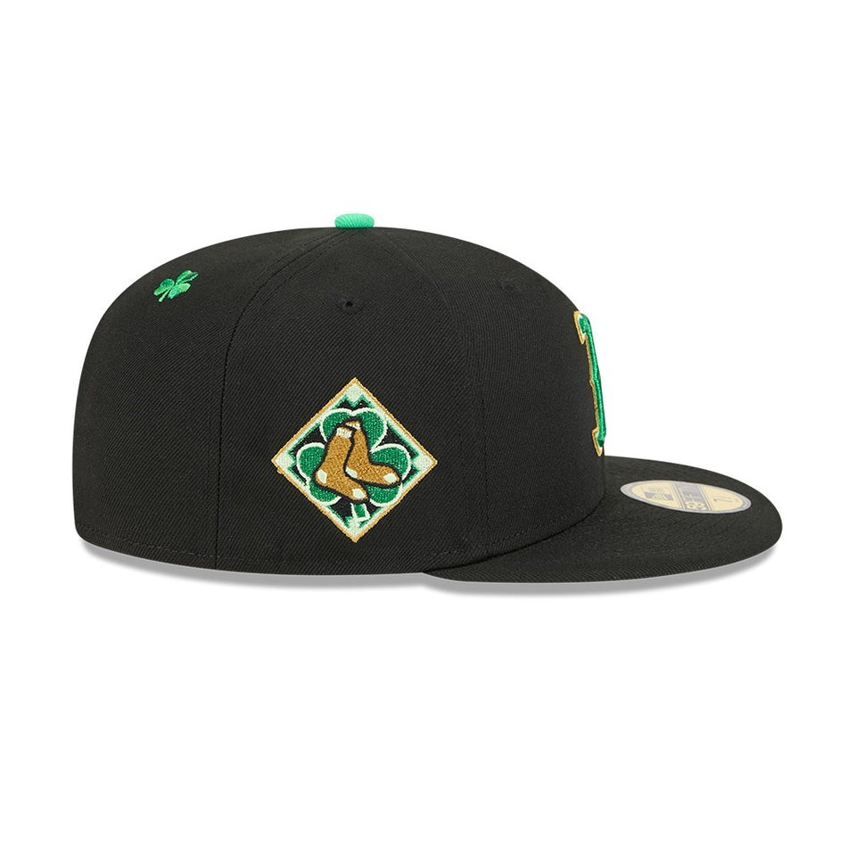 New Era 59FIFTY MLB St. Patrick's Day Boston Red Sox Black 14865042 Unisex
