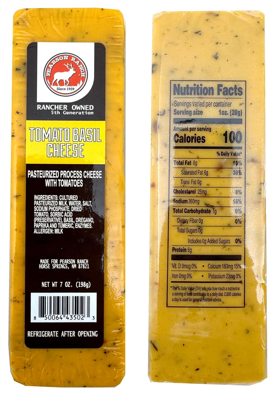 Pearson Ranch Exotic Meat Summer Sausage Gift Box with Cheese