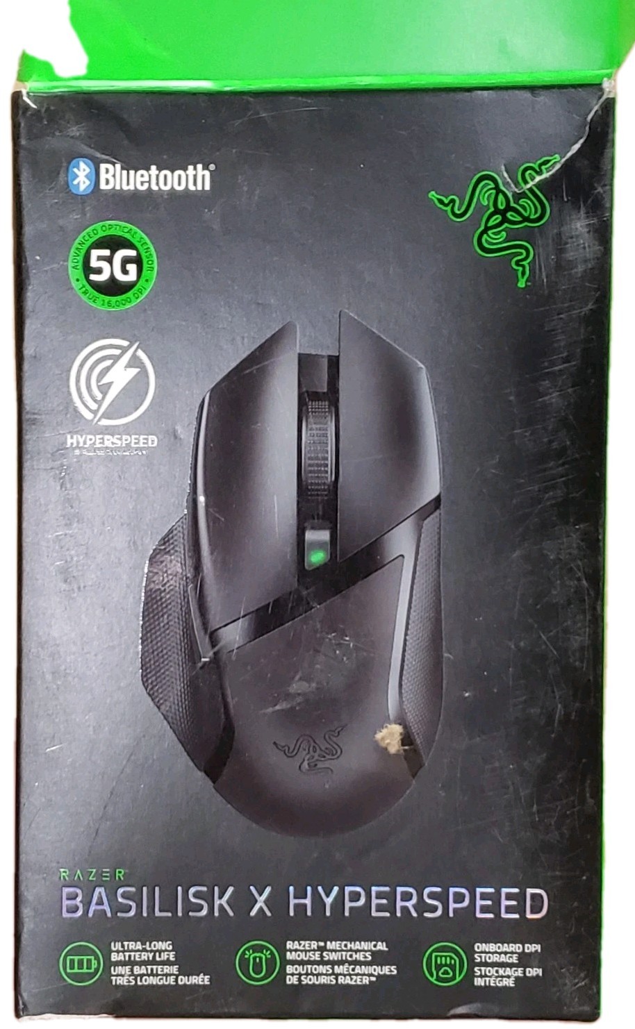 Razer Basilisk X Hyperspeed Wireless Optical Gaming Mouse - Black | New