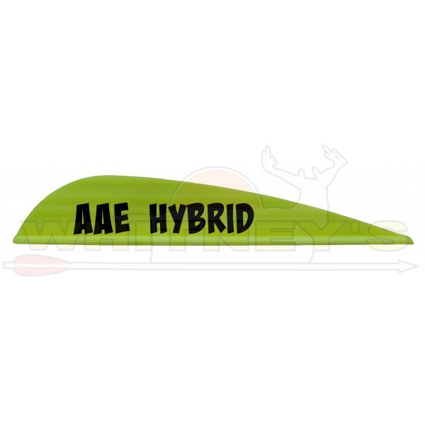 AAE Archery Hybrid 26 Vanes - Yellow - 50pk - HY26YE50