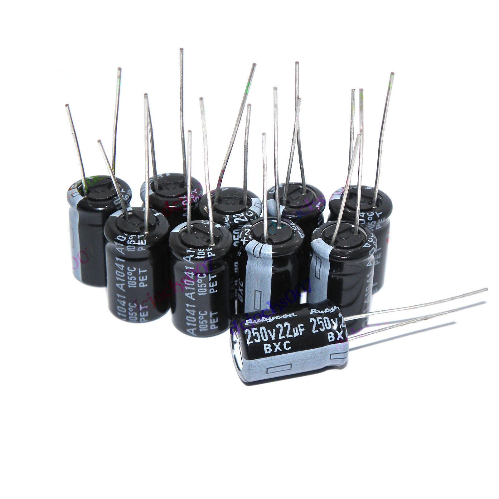 10PCS 250V 22UF Radial Electrolytic Capacitors 22UF250V 10*16 mm