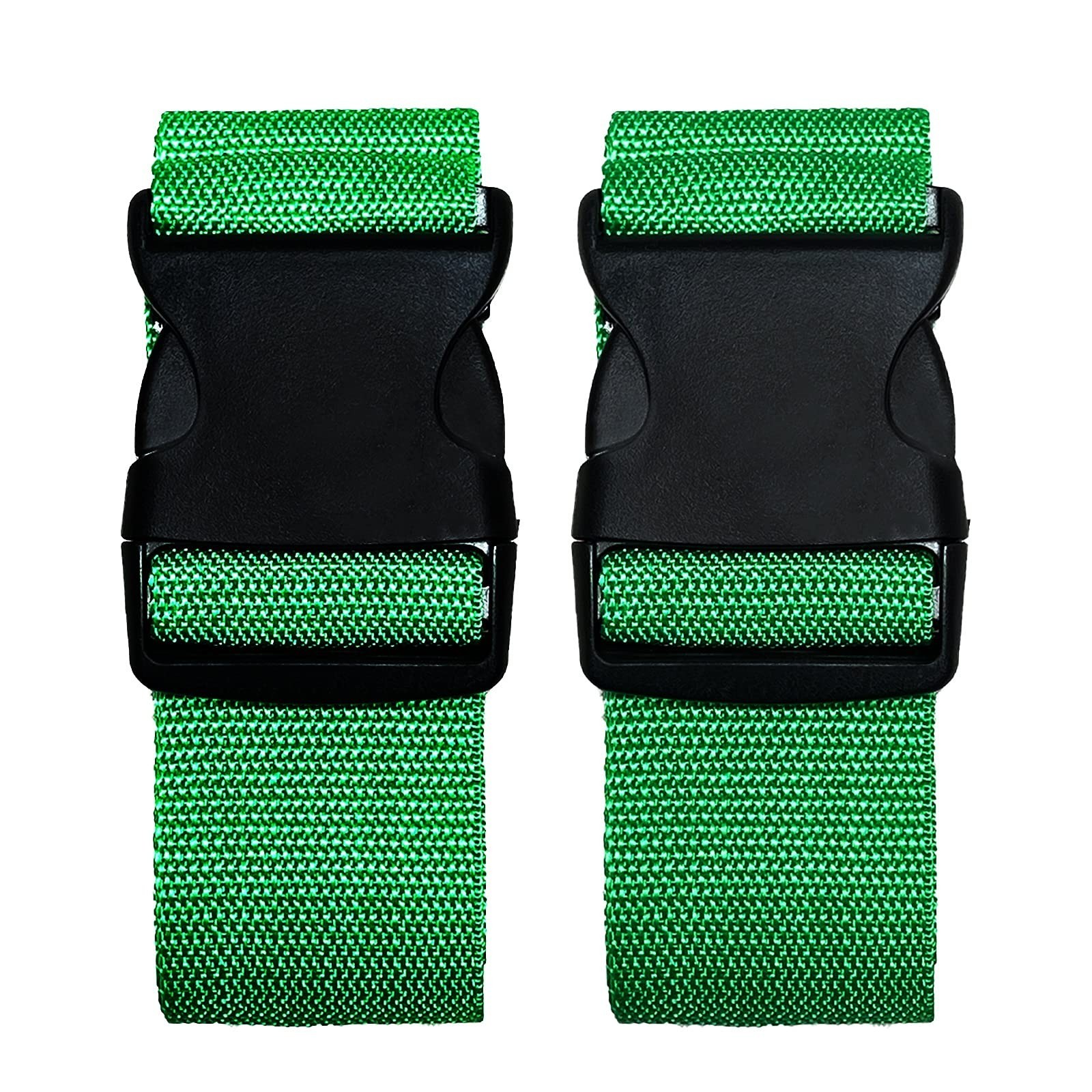 2 Pack Suitcase Belts, Adjustable Luggage Straps, Bright Colors Travel Packin...