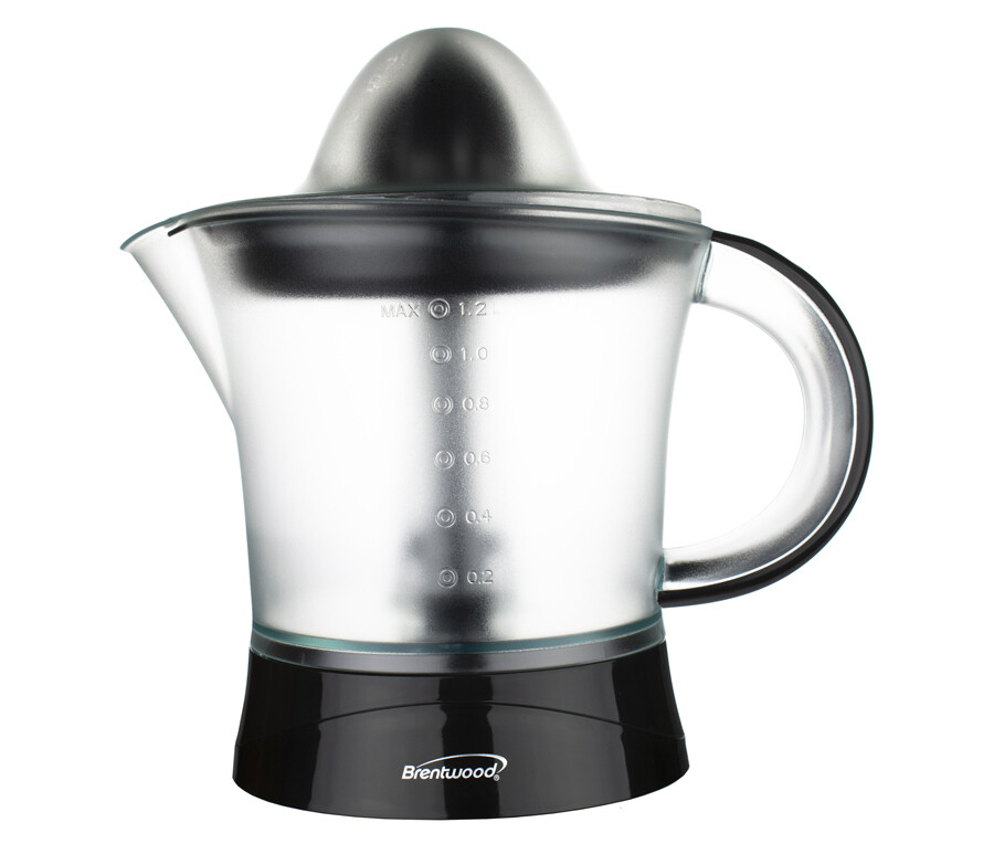 Electric Automatic Orange Citrus Juicer Extractor Pulp 2-Way Direction 40 Oz Blk