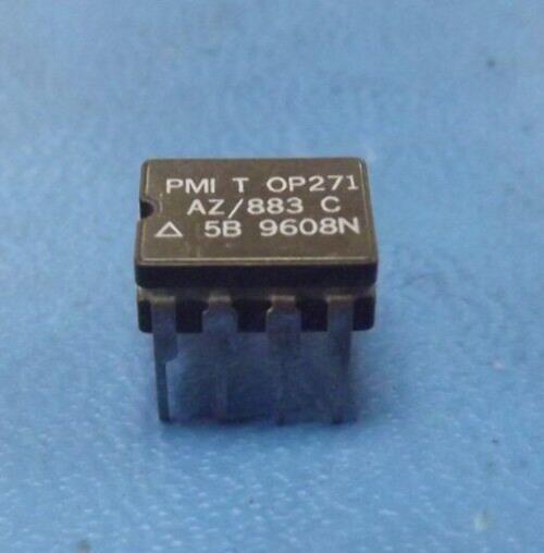 (1PC) OP271AZ/883 Op Amp, 2 Func, 400uV Offset-Max, BIPolar, CDIP8