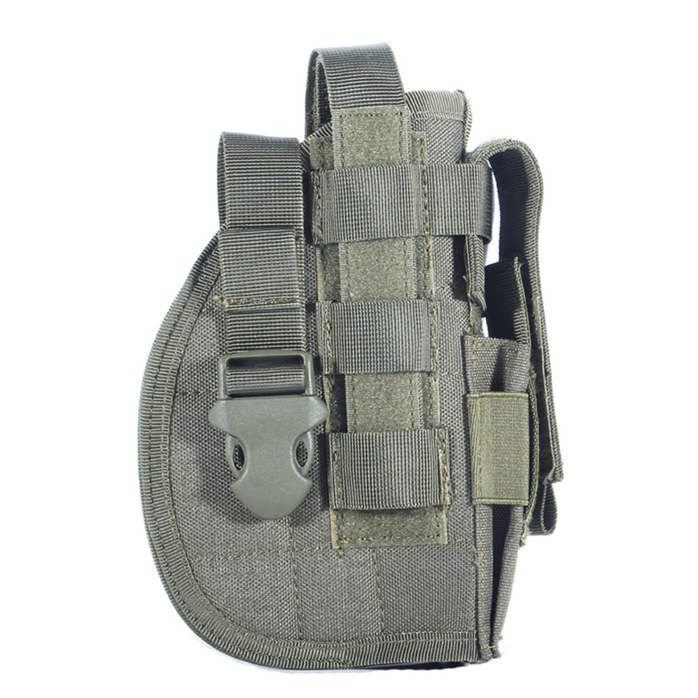 Tactical Molle Quick Draw Holster Kit Tactical Training Right Leg Accessory Bags