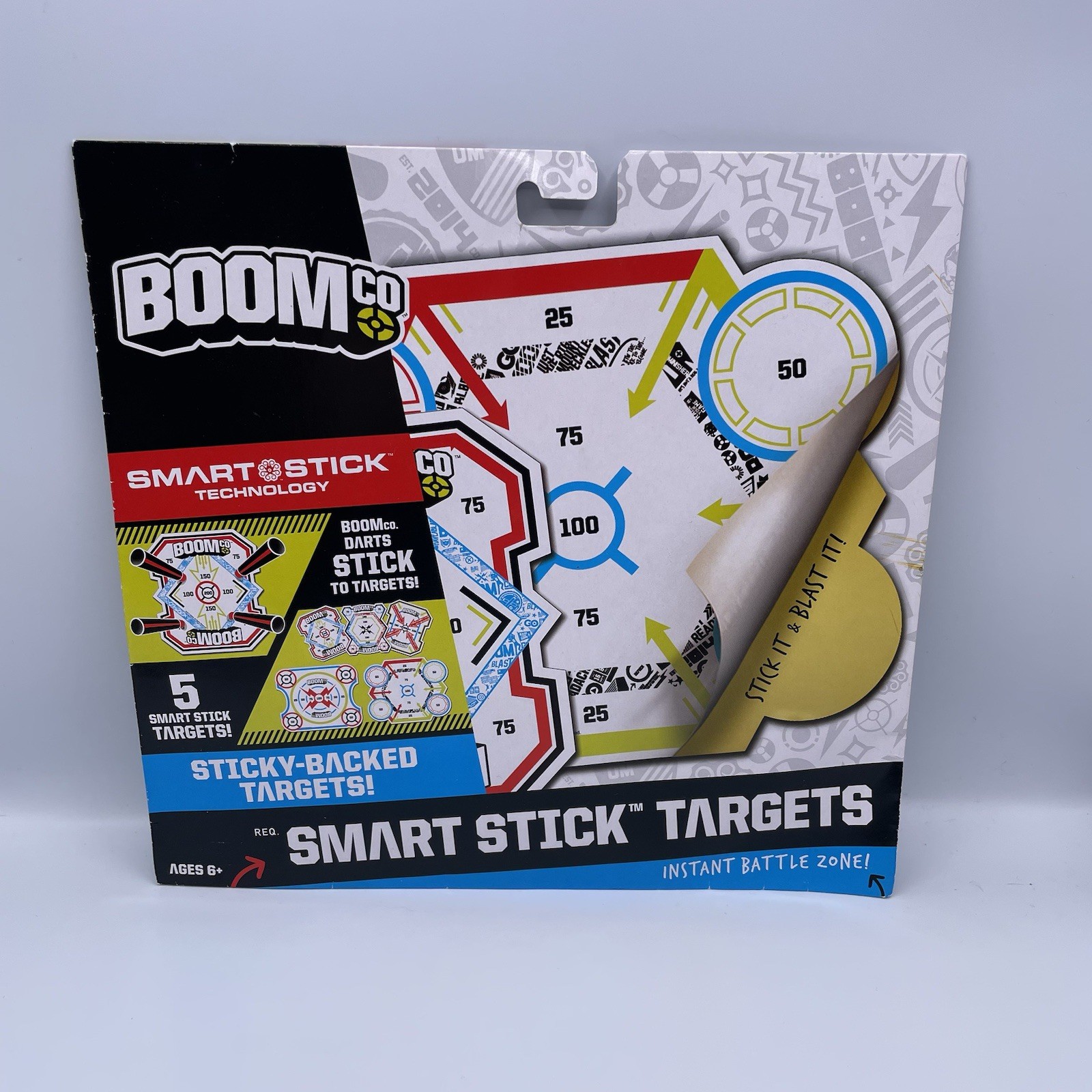 New, Sealed - SMART STICK TARGETS - Set of 5 Targets by BOOM Co - Sticky Backed