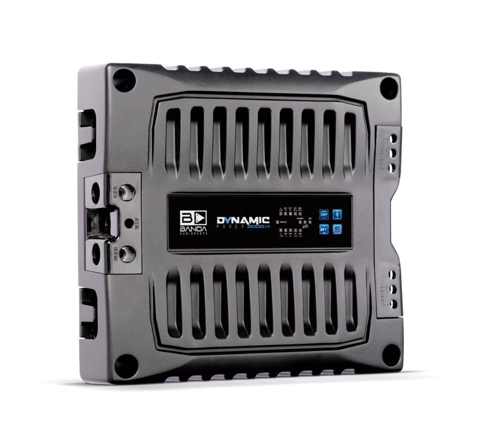 Dynamic Power 2000.4 @ 2 ohms Audio Amplifier Internal Link Processor Digital...