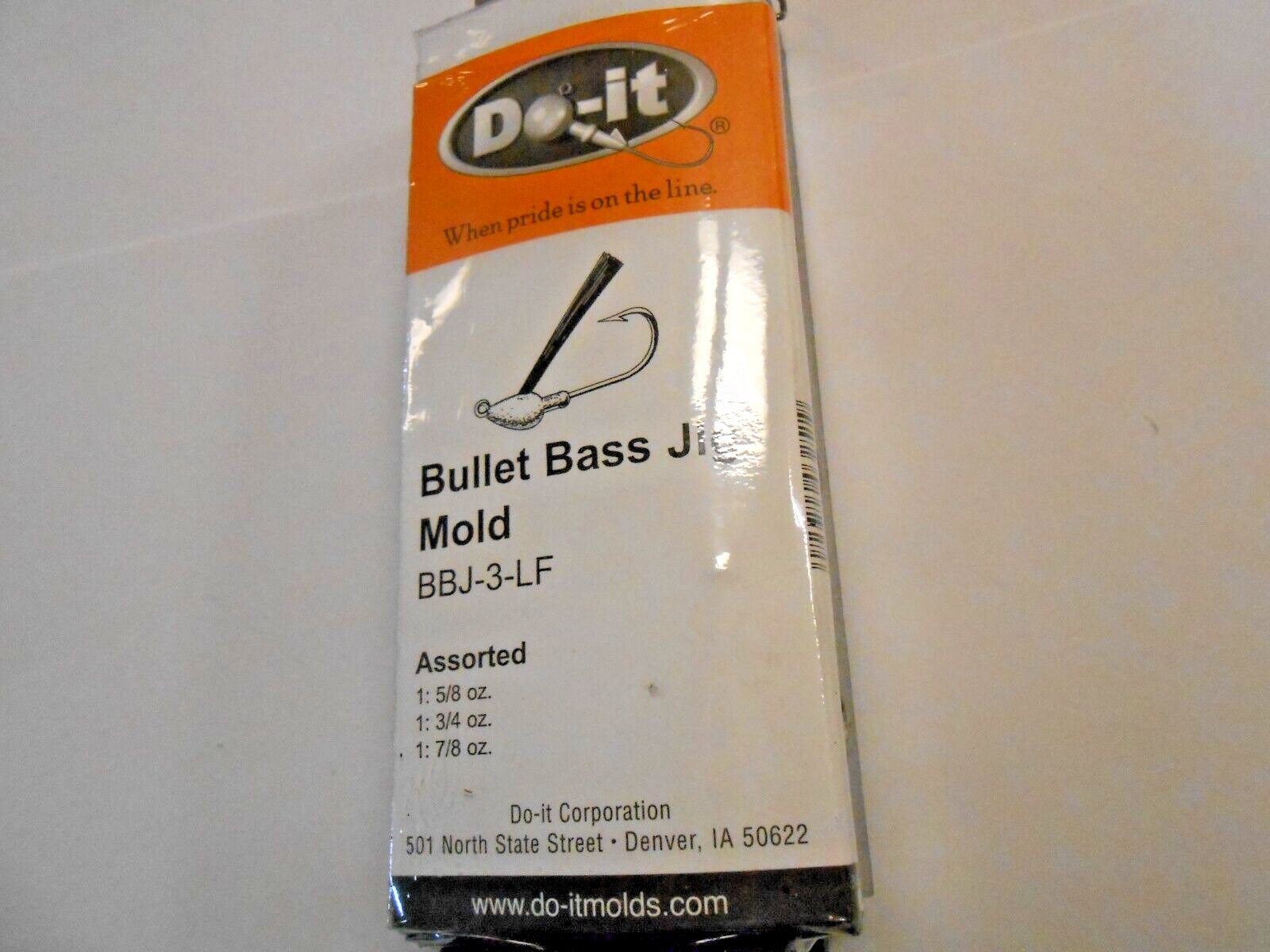 3251 Do-It Bullet Bass Weedless Jig Mold  5/8 - 7/8 oz