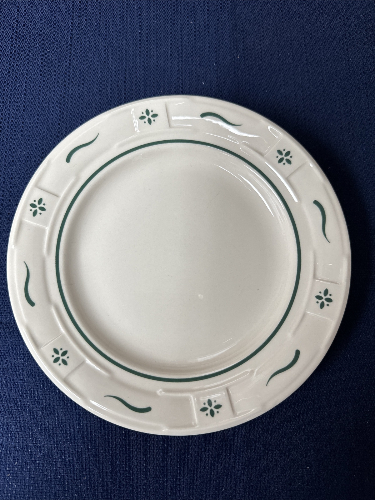 Longaberger Bread Plate - Heritage Green