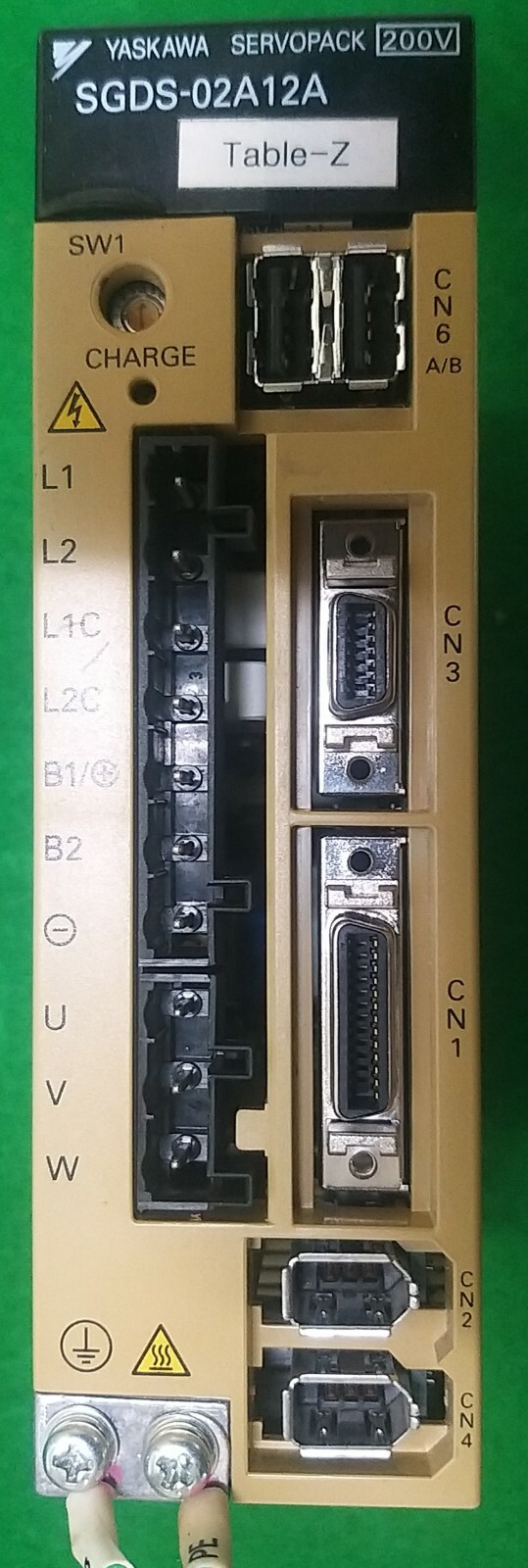 YASKAWA SGDS-02A12A SERVOPACK, USED