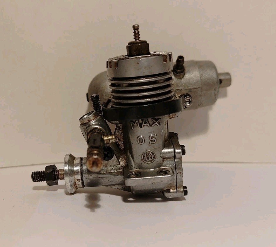 OS Max 10 FP R/C Glow/Nitro Engine With Muffler Model Airplane Motor