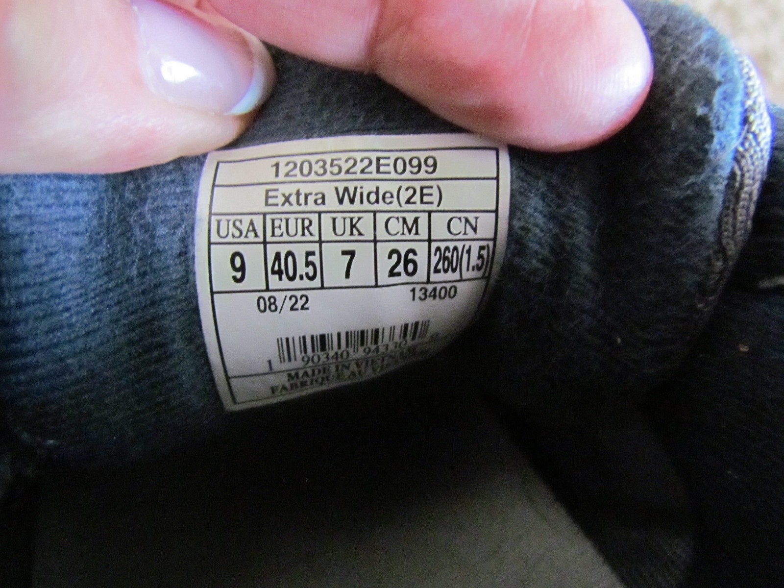 Brooks Addiction GTS 15 Shoes Women's Size 9 Gray Wide 2E Extra Wide 1203522E099