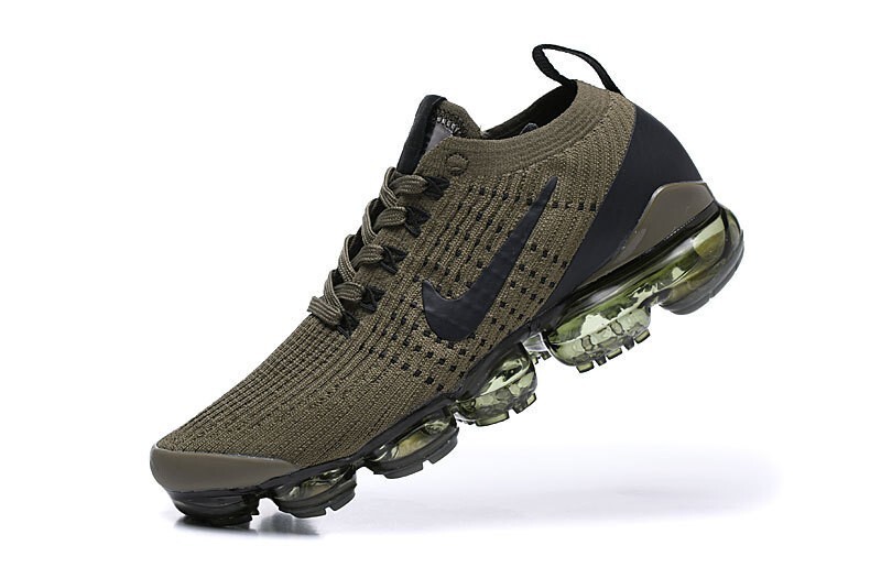 Nike Air VaporMax Flyknit 3 Men's（green）Casual Shoes ( Classic Series ）