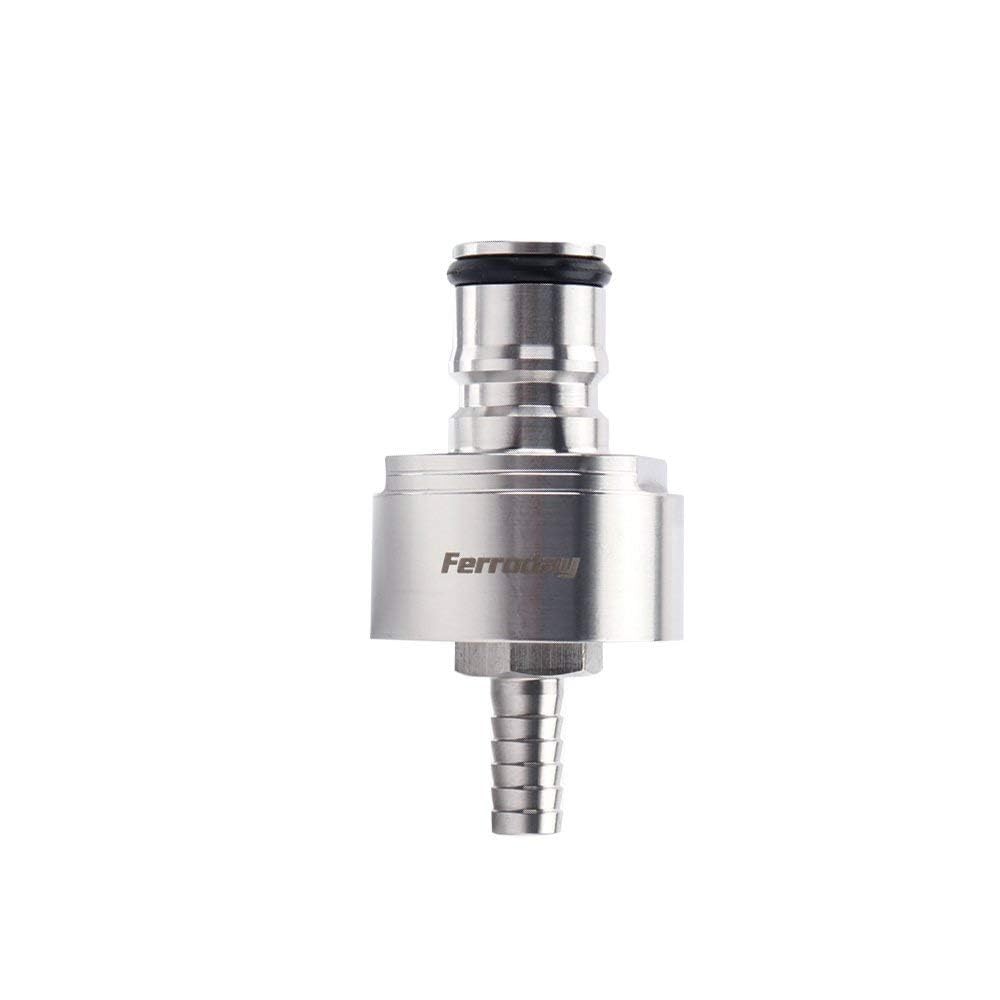 Stainless Steel Carbonation Cap Forced Carbonation Pet Bottle Filling 5/16 Barb