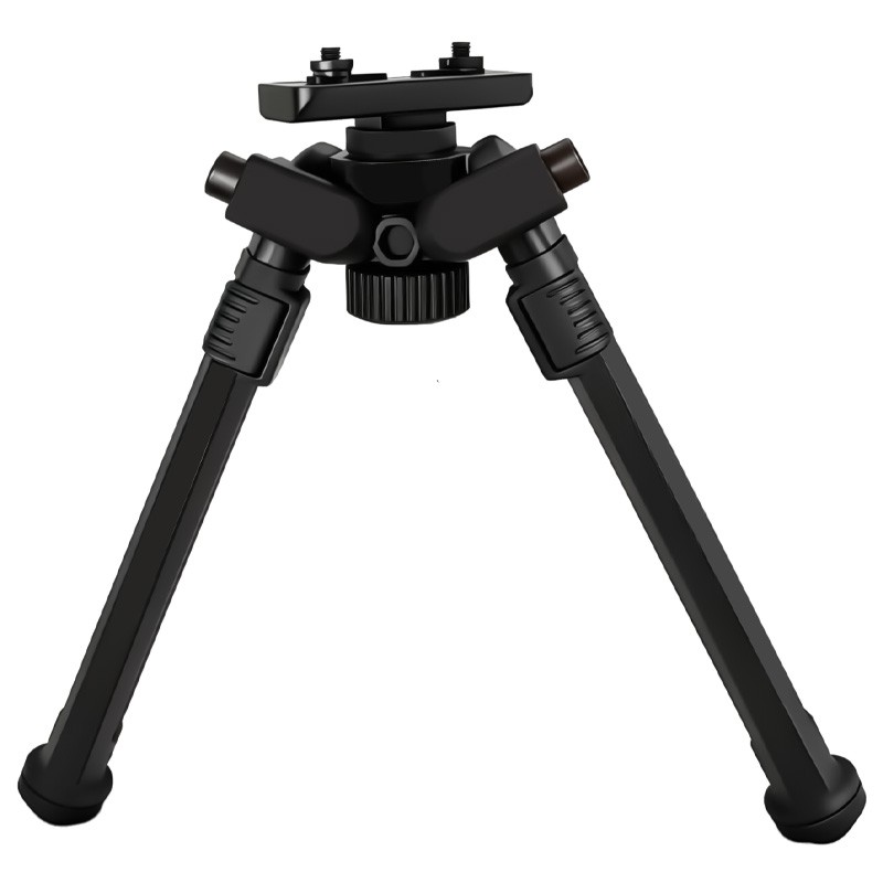 New Hot Sale Adjustable Rifle Bipod Mlok Rail Mount Bipod Aluminum Polymer