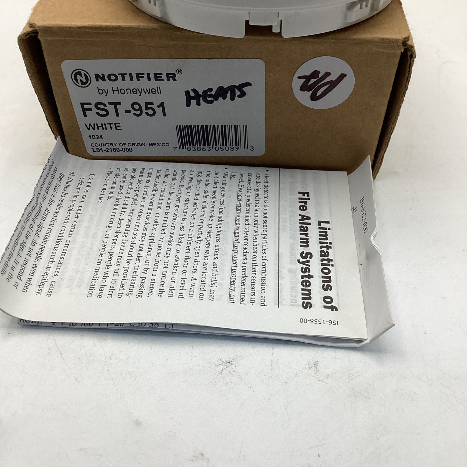 Notifier FST-951 Fire Alarm System White⚪️