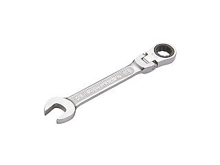 KTC MSR1A-17F, Semi-Short Ratchet Combination Wrench (Flex Type), 17mm