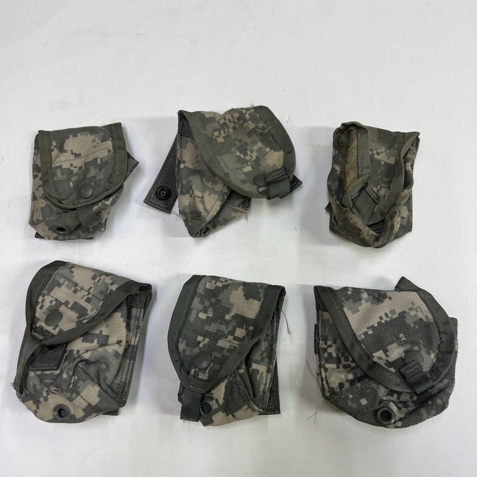 US Military Army Hand Grenade pouch ACU camo Molle II NSN 8465-01-525-0589 vgc