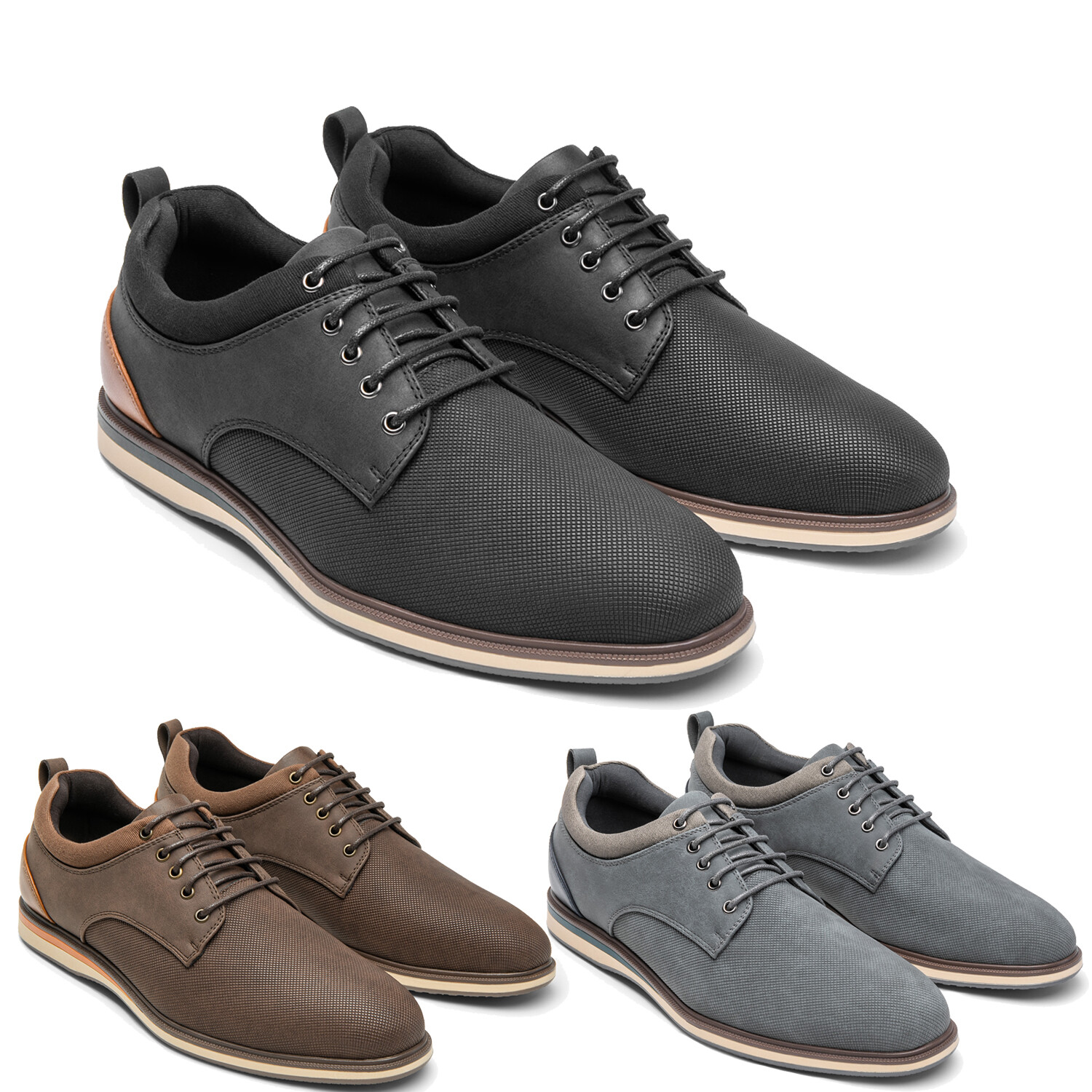 Men Dress Oxfords Casual Classic Comfortable Business Lace-Up Formal Shoes 8-13