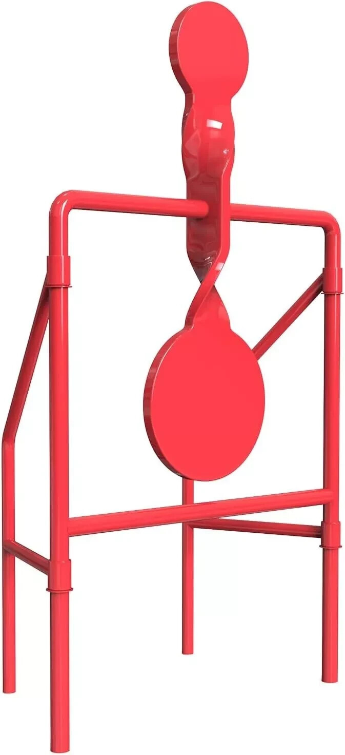 Metal Double Blast Spinner Shooting Target- Ideal for 9mm to 30 Soft Nose Leads