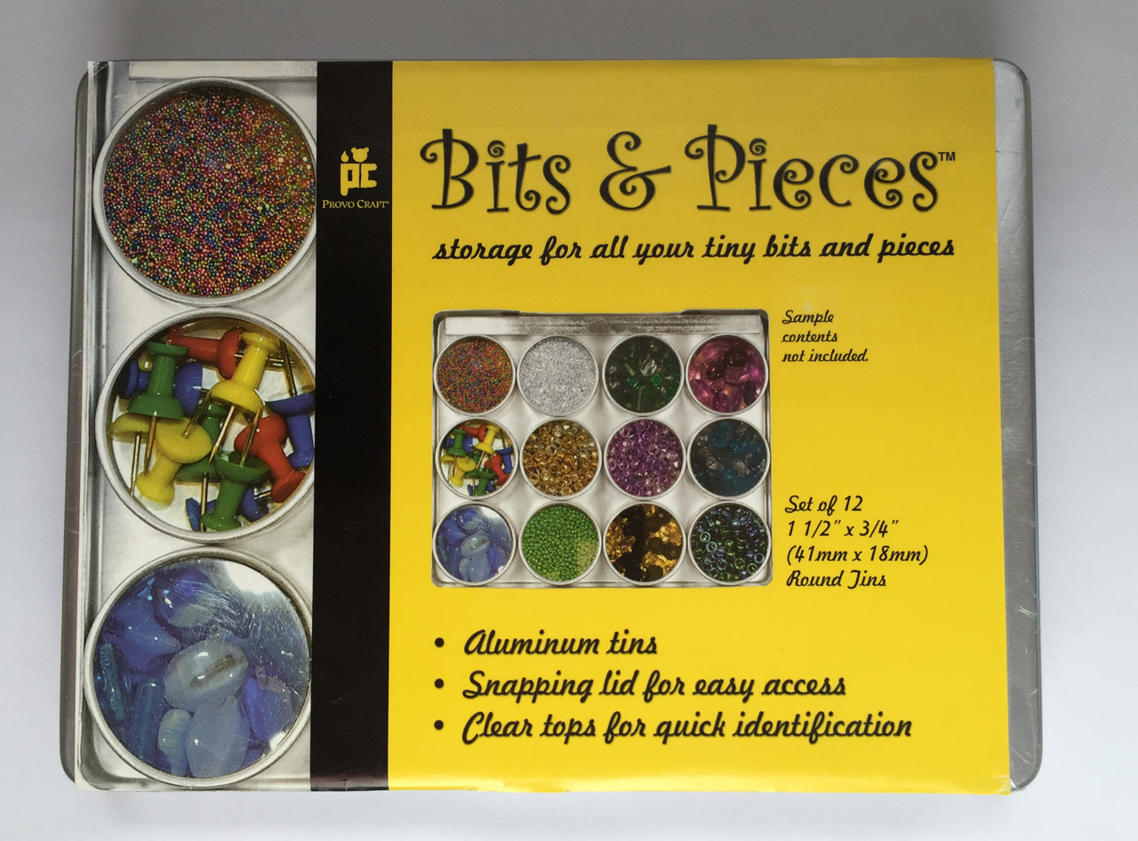 Bits & Pieces, Aluminum Storage Containers -NEW, 20-9103