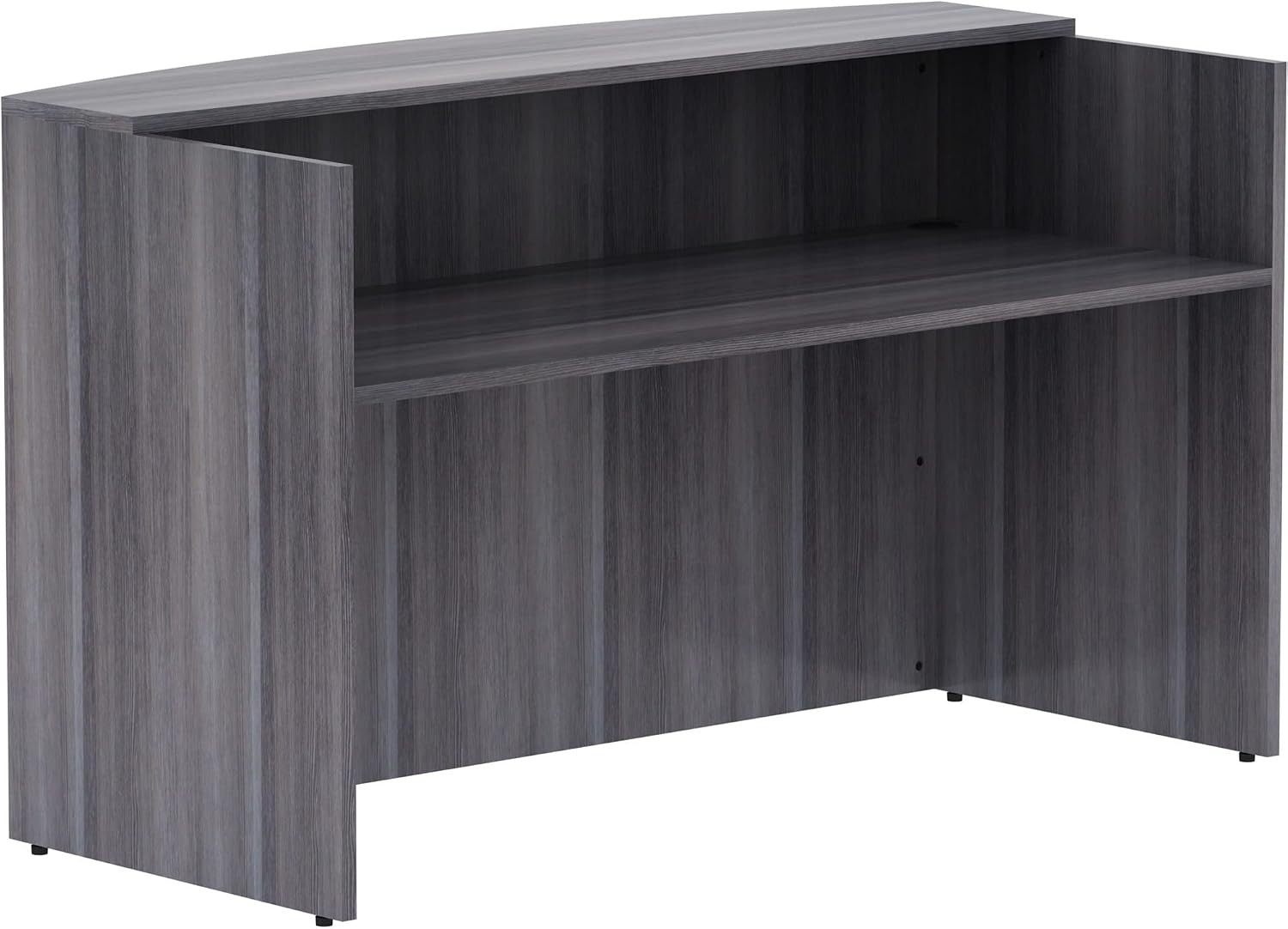 Weathered Charcoal Laminate Desking - 72" x 36" x 42.5"