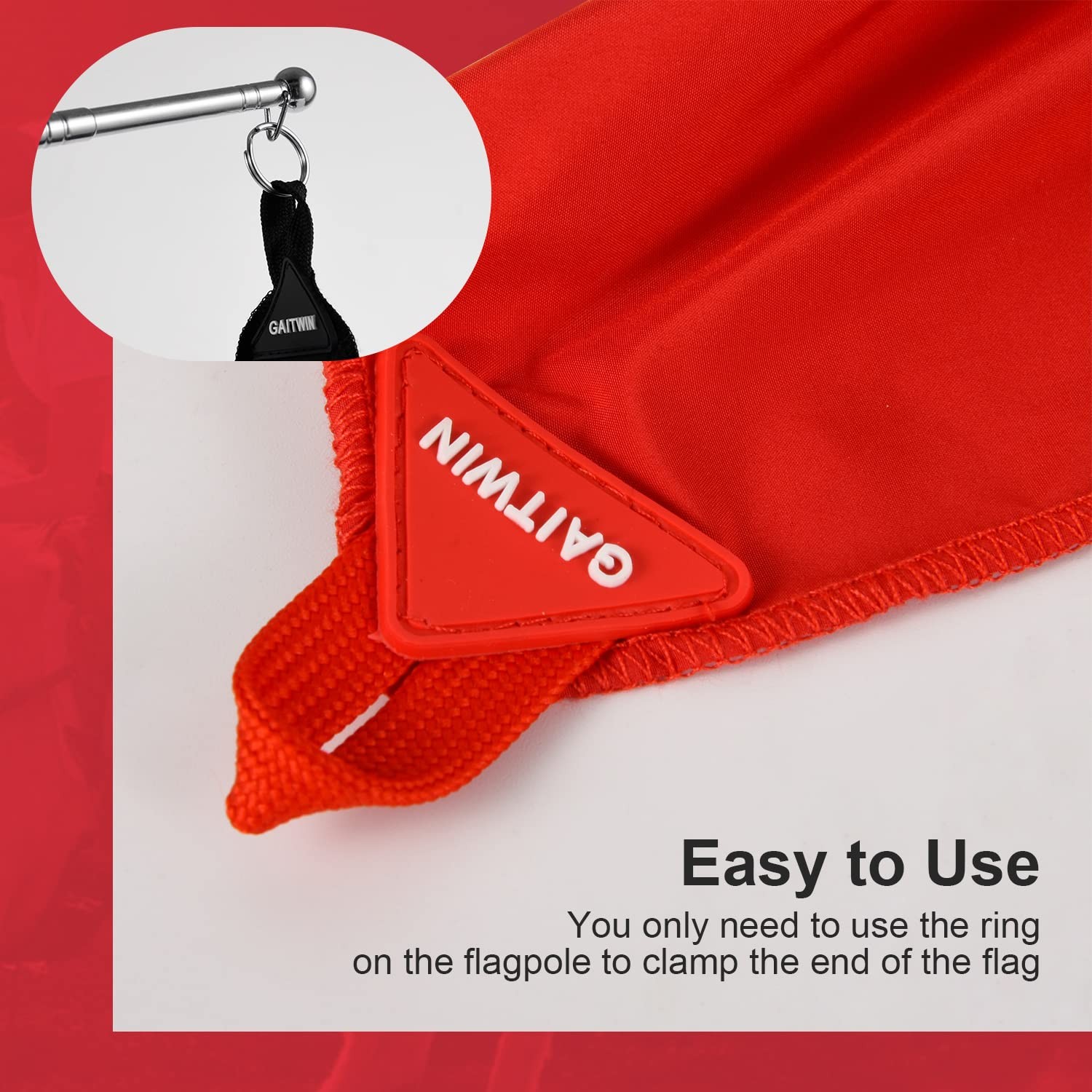 GAITWIN Horse Training Flag Equipment 5 Pcs with 1Pcs Telescopic Multiple