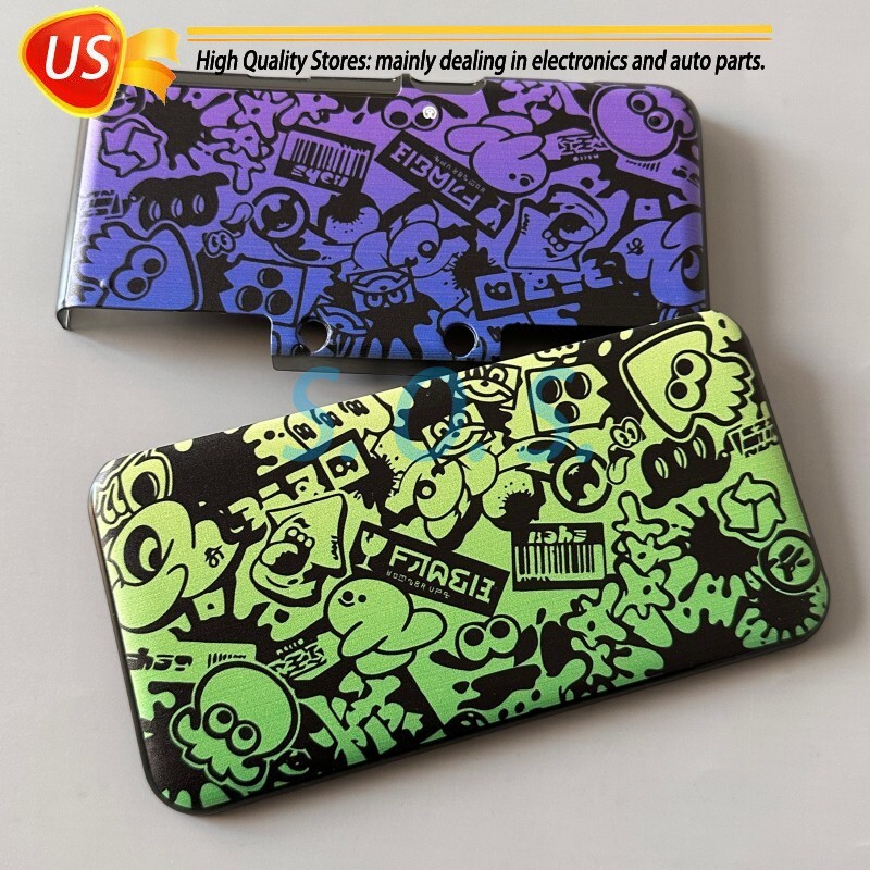 Housing Shell Protective Case Set For New Nintendo 2DS LL/ XL Console Splatoon