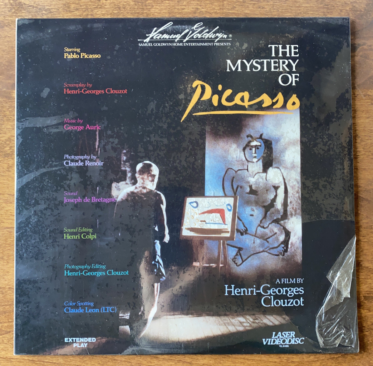 New Sealed THE MYSTERY OF PICASSO Laserdisc LD BRAND HENRI-GEORGES CLOUZOT