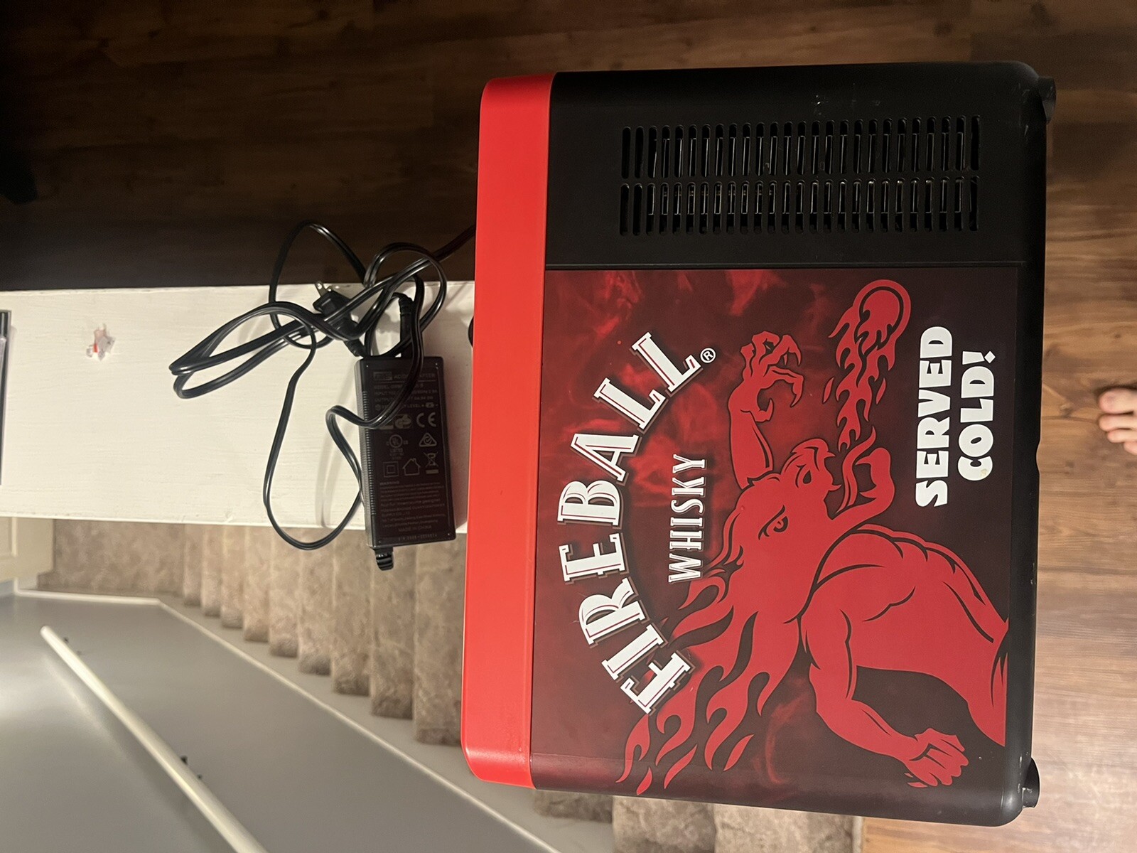Fireball Whisky 2 Bottle Electric Cooler Grab and Pour Chiller