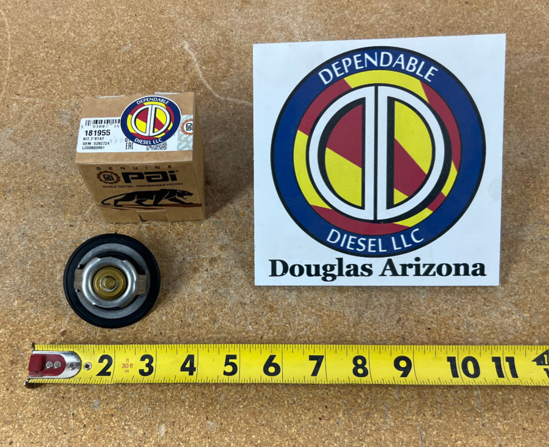 200° F Thermostat Kit for Cummins ISB / QSB. PAI# 181955 Ref.# 5292724, 4990285