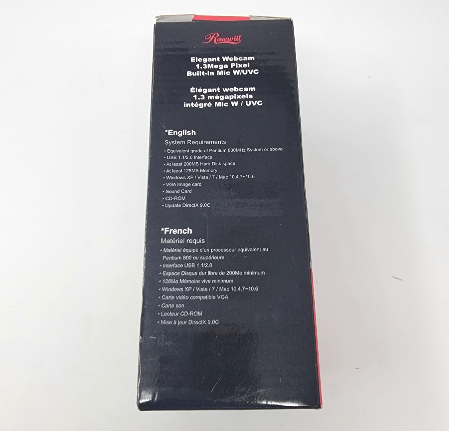 Rosewill RCM-8163 Elegant Webcam 1.3 Mega Pixel