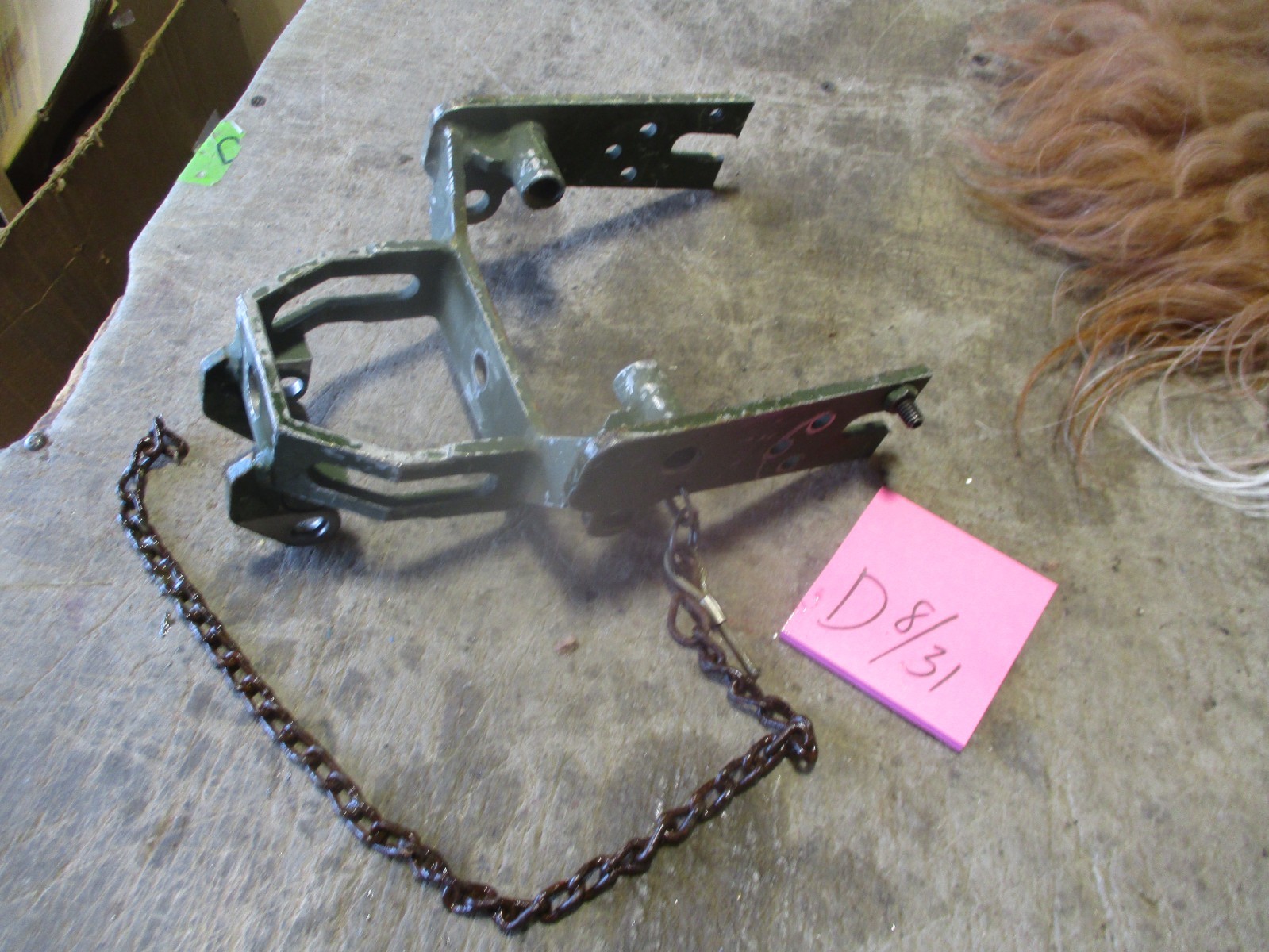 Cut-off Rear Half of MK93 Soft Mount Weapon Mount, for Parts/Replacement