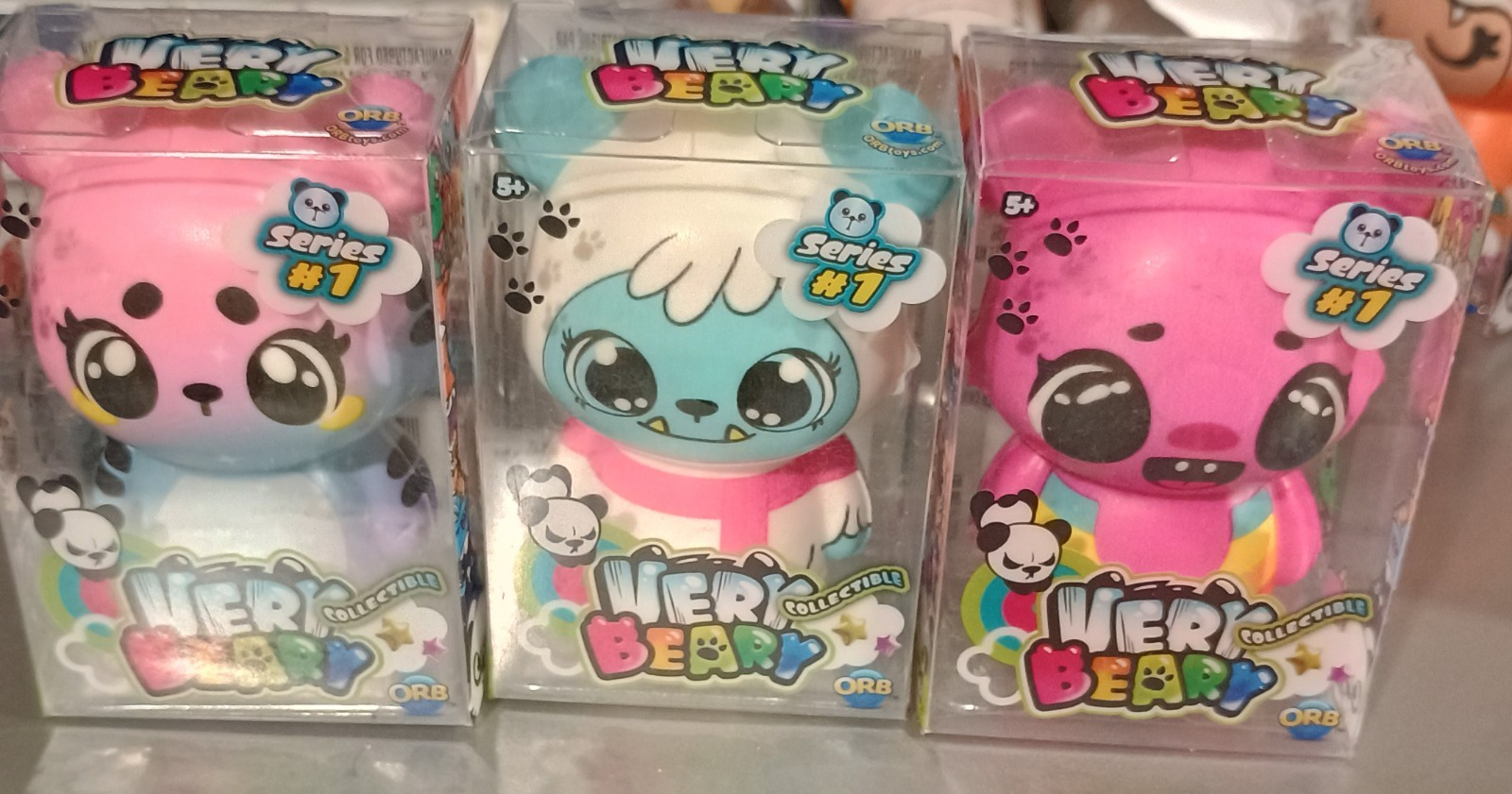 ORB Very Beary Collectible Series 1 Lot of 12 In Boxes - Box Shown Included