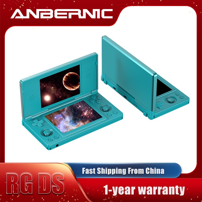 ANBERNIC RG DS Retro Video Game Console 4 Inch Android 14 Flip Game Player Gifts
