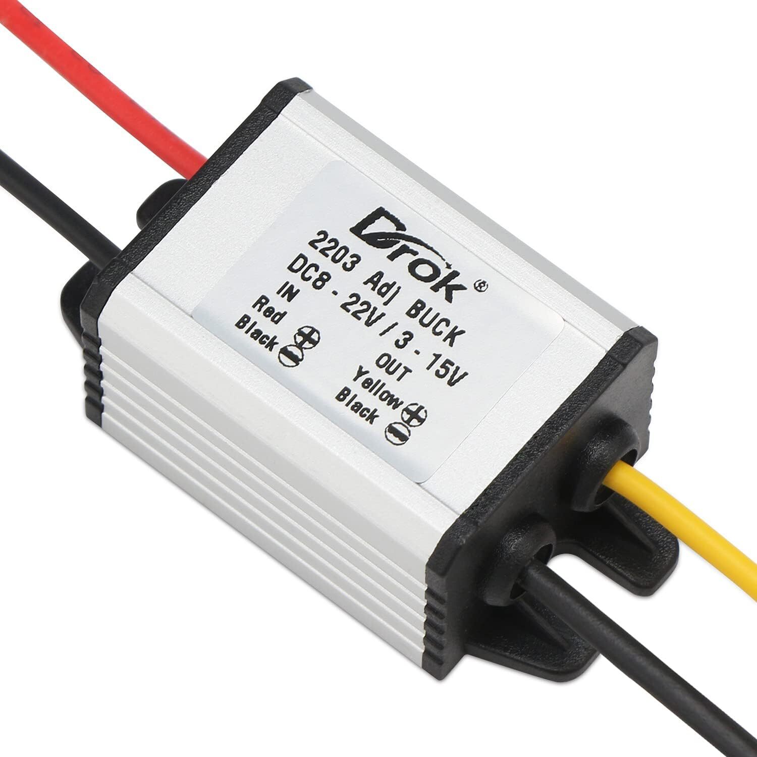 Regulador De Voltaje Del Convertidor Reductor De Cc A Prueba De Agua 8-22 V ...
