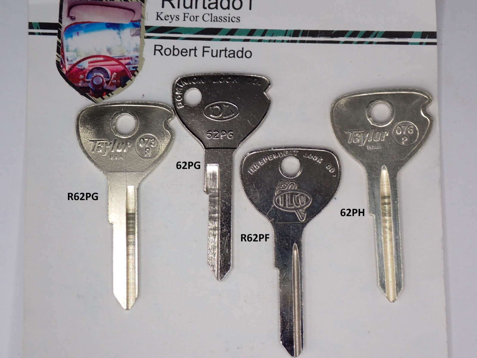 Key Blank for Opel Kadett, Rallye, Ignition 1965 to 1970  (see code series)