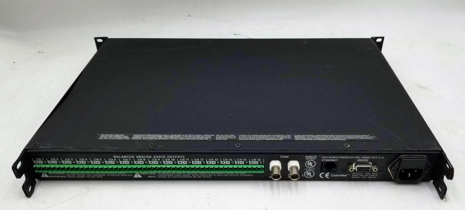 QSC Rave 160s Digital Audio Router