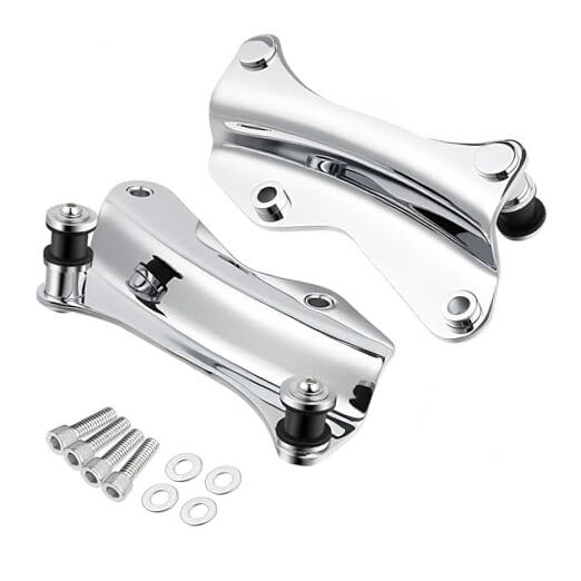 Motorcycle 4-Point Docking Hardware Kit Fits for Harley Touring Chrome#14-25