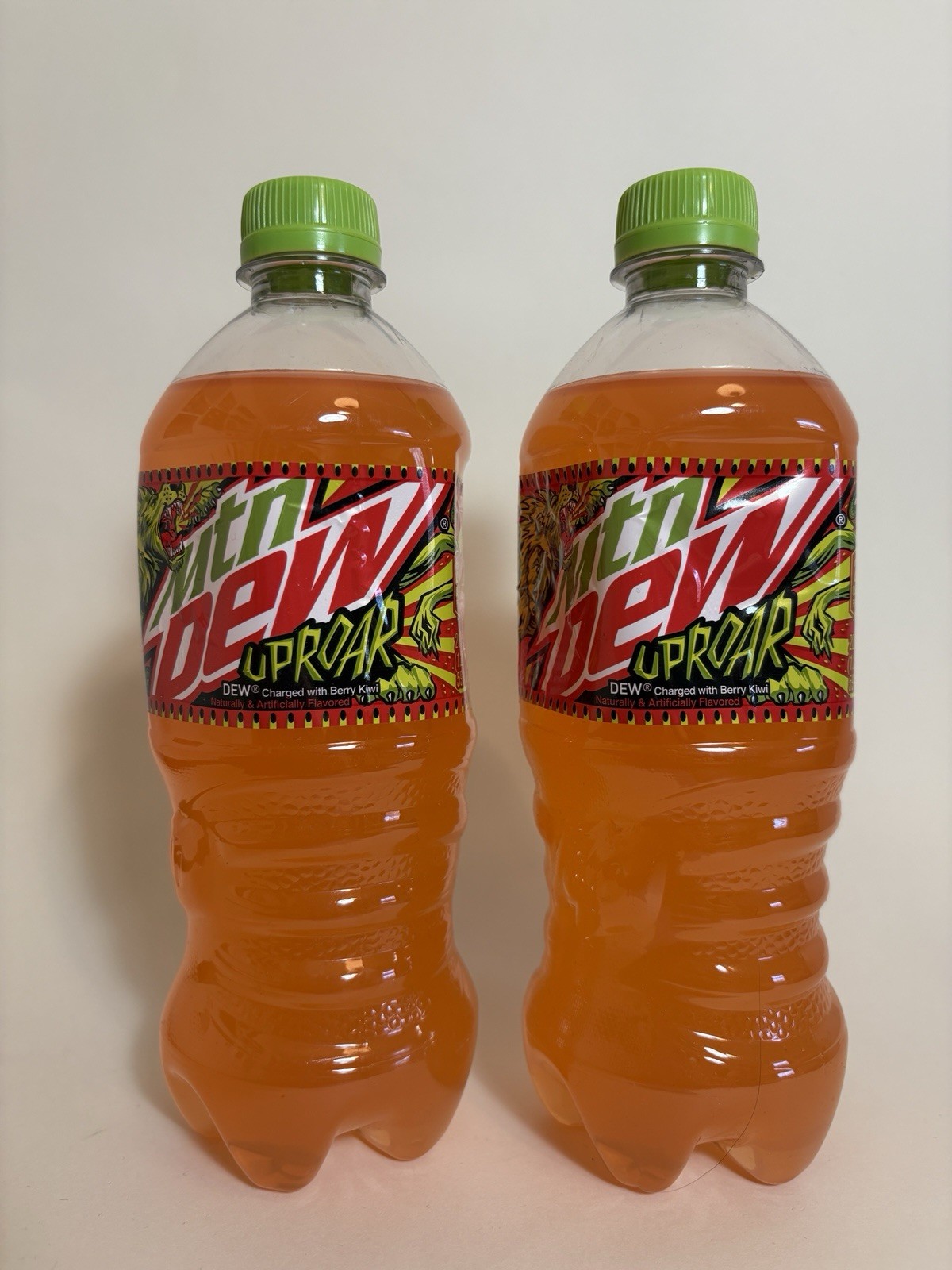 2 Mountain Dew Uproar Sealed 20oz Bottles 2022 Limited Edition Rare MTN Unopened