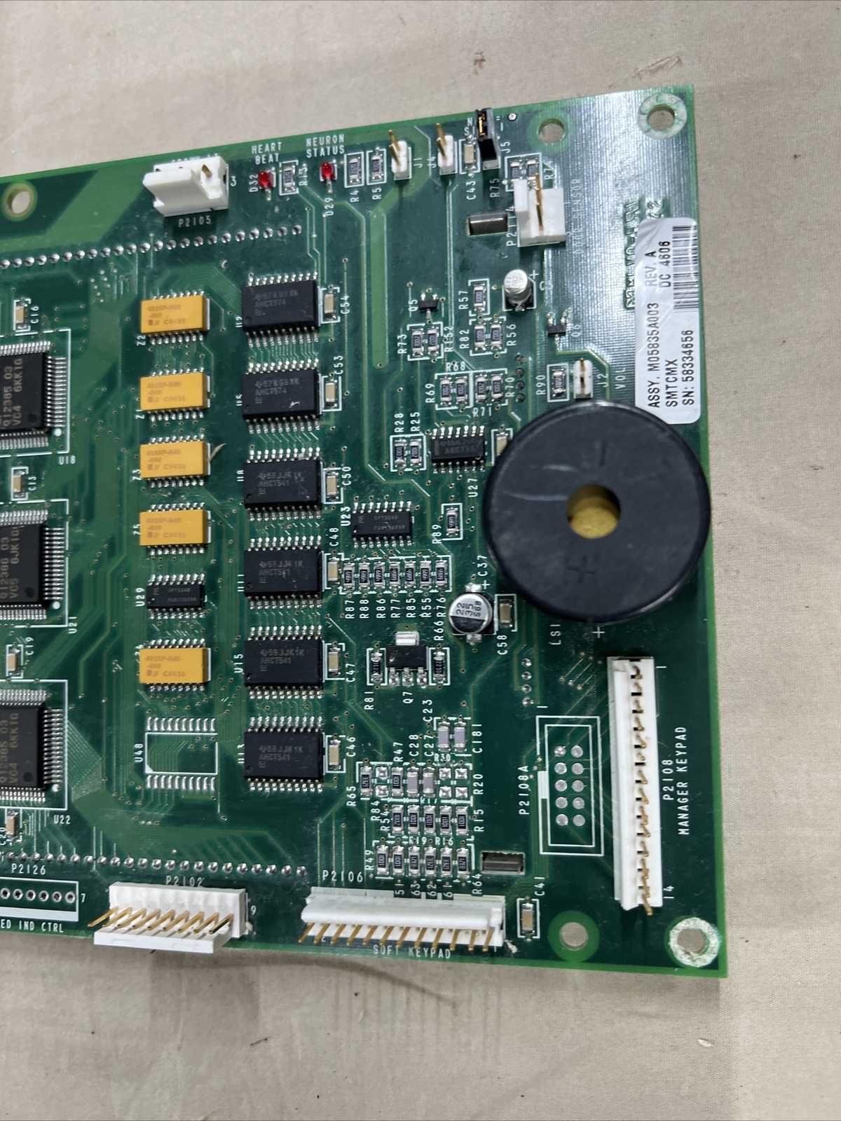Gilbarco M05835A003 Pump Door Node 4 Display
