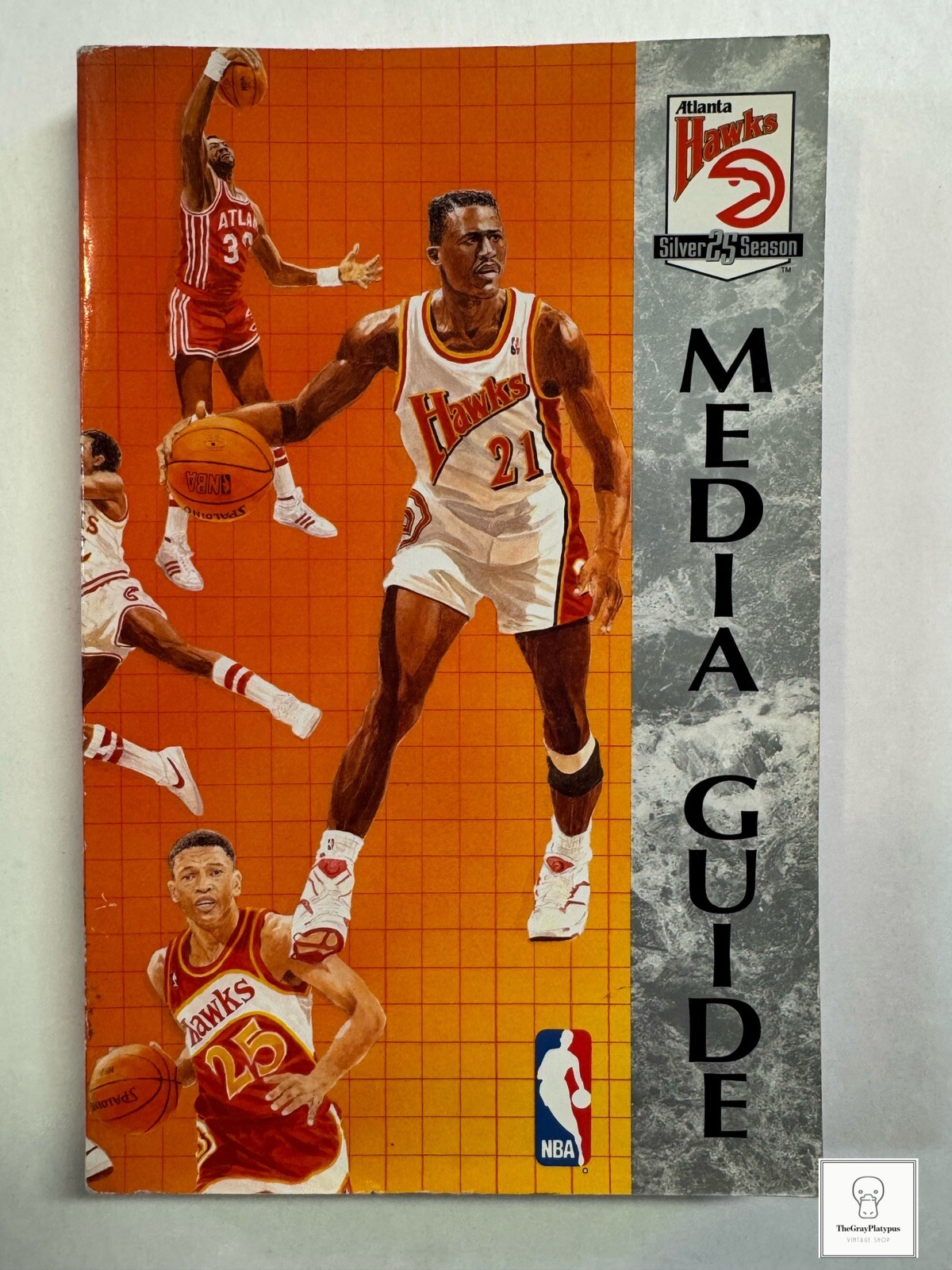 1992 - 93 Atlanta Hawks Media Guide - Dominique Wilkins