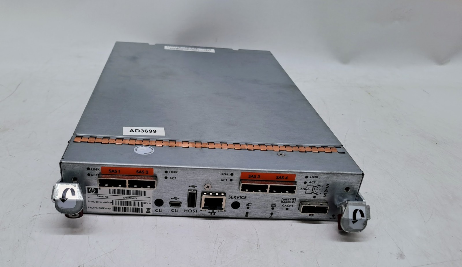 HP AW592A 582934-001 SAS MSA STORAGE ARRAY CONTROLLER