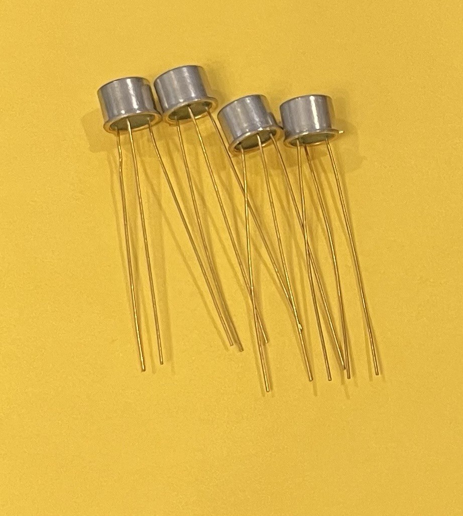 2N227 Germanium PNP Transistors (lot Of 4) Gold Leads NOS Fuzz ETCO