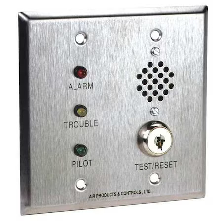 Air Products & Controls Ms-Rh/Ka/P/A/T Remote Alarm Accessory, 4-1/2" L