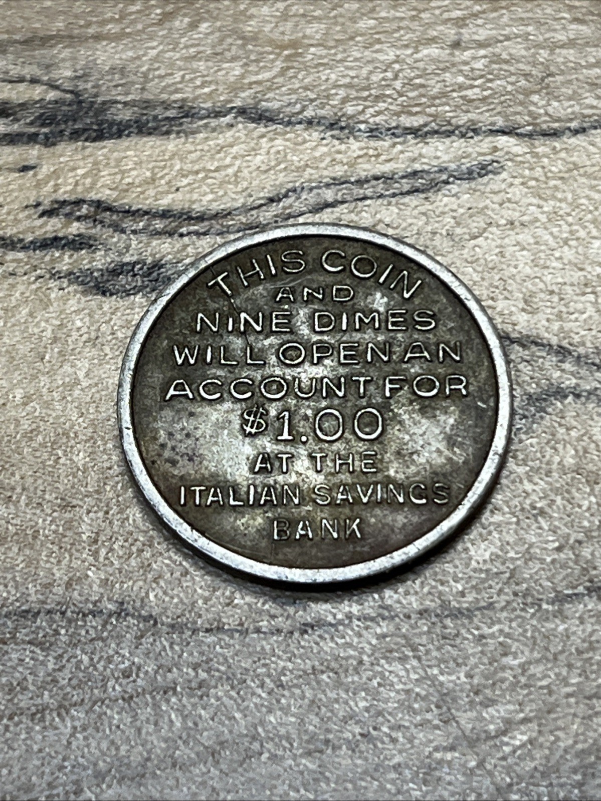 Italian Savings Bank New York. N. Y. Good For 10c/$1 *C394