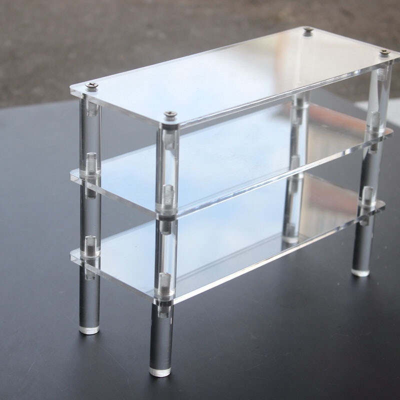 Acrylic Display Shelf Clear Product Stand Model Removable Transparent New